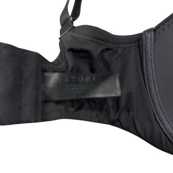 Natori Rose Dream Custom Coverage Underwire Bra Black Size 32G - Picture 7 of 8